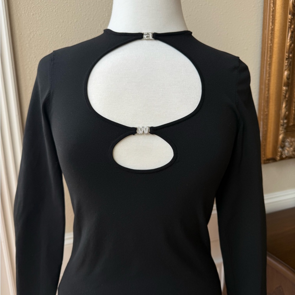 Alexander Wang Black Cutout top